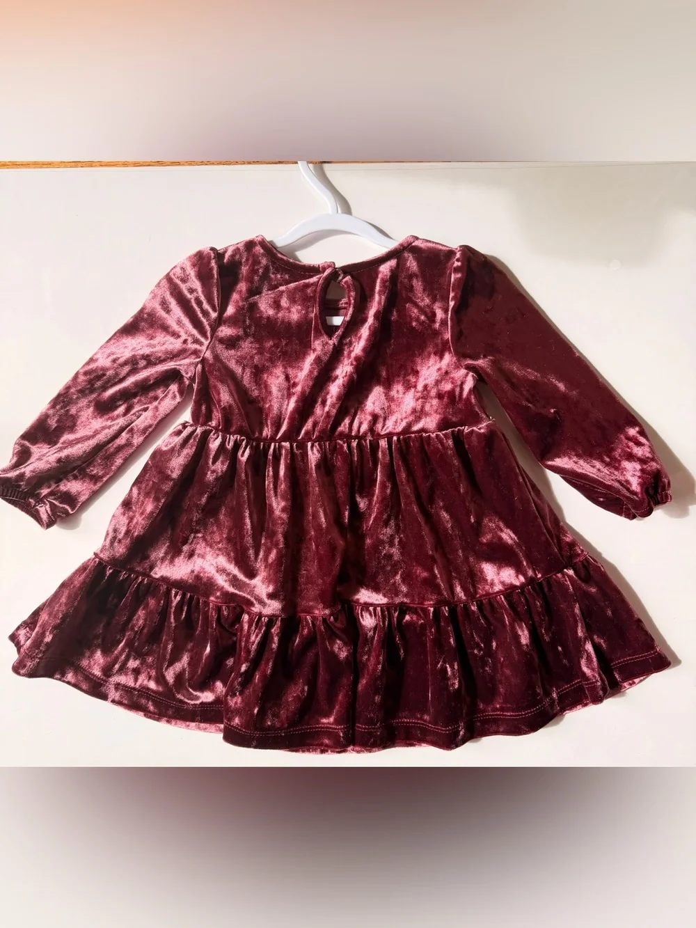 OshKosh B'gosh Velvet Tiered Dress